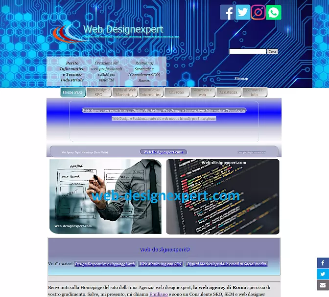 Agenzia web design digital design e SEO social media Roma - realizzazione siti web professionali e web marketing